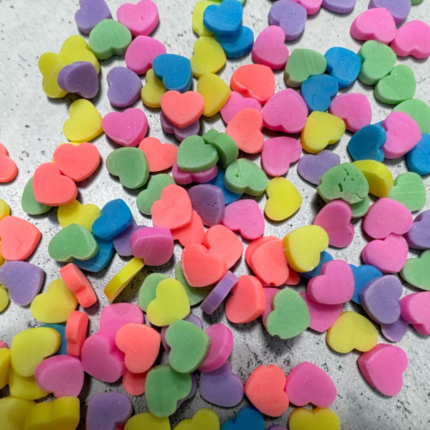 Hearts Colorful Polymer Clay – 1 oz Bag