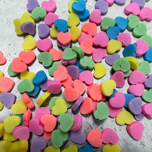 Hearts Colorful Polymer Clay – 1 oz Bag