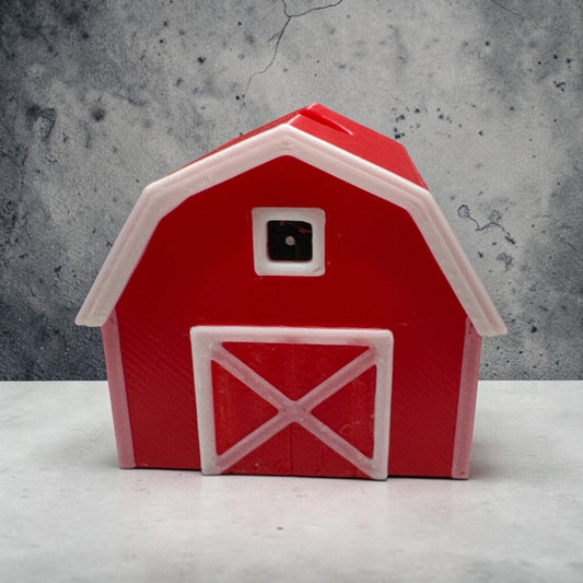 Red Barn Straw Topper – Cute Silicone Drink Accessory for Tumblers