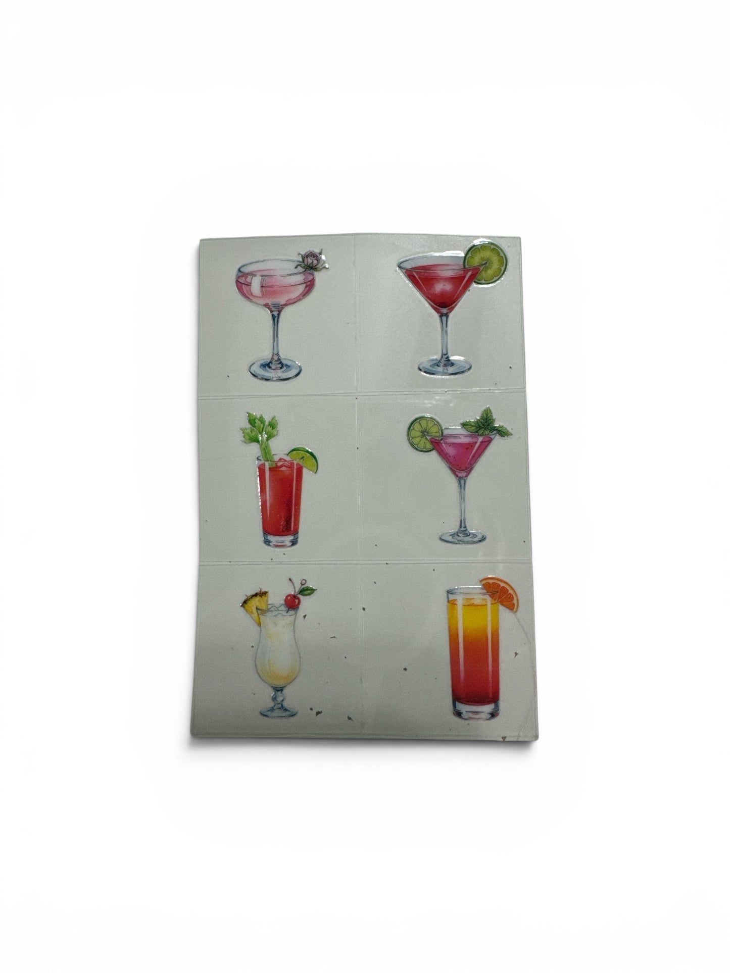 Fun and Fruity Drinks 3 oz UV DTF Cup Wrap