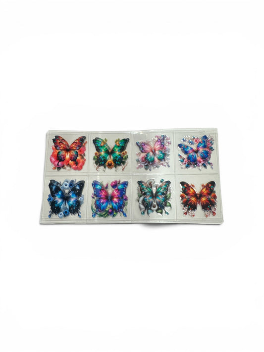 Butterflies #113 3 oz UV DTF Cup Wrap