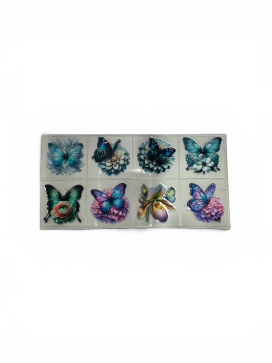 Butterflies #116 3 oz UV DTF Cup Wrap
