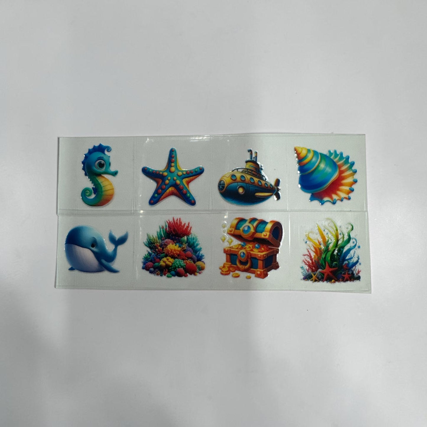 Sea Life Wrap #131  3oz UV DTF Cup Wrap