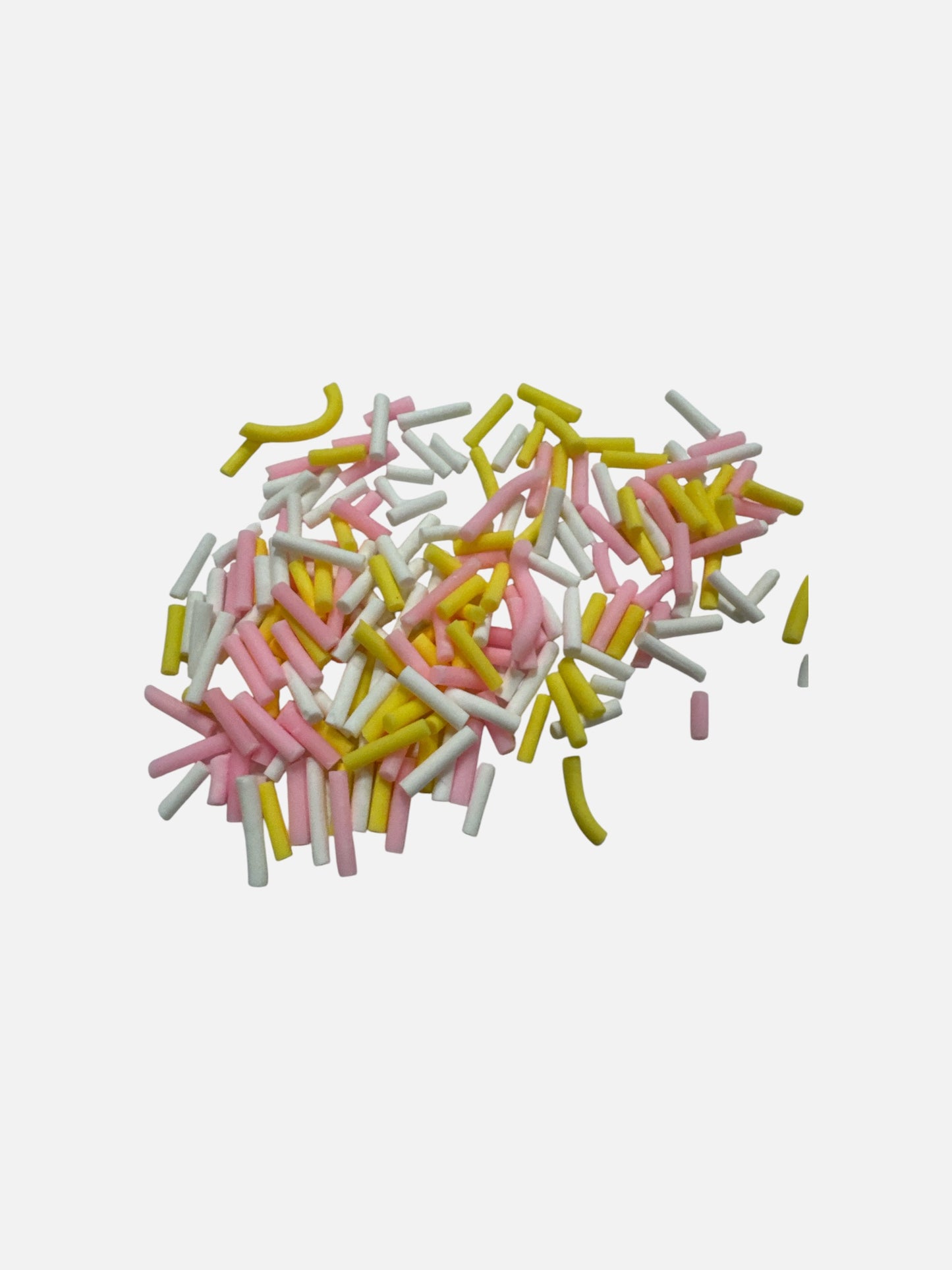 Yellow, Pink and White Pieces Polymer Clay – 2 oz Bag