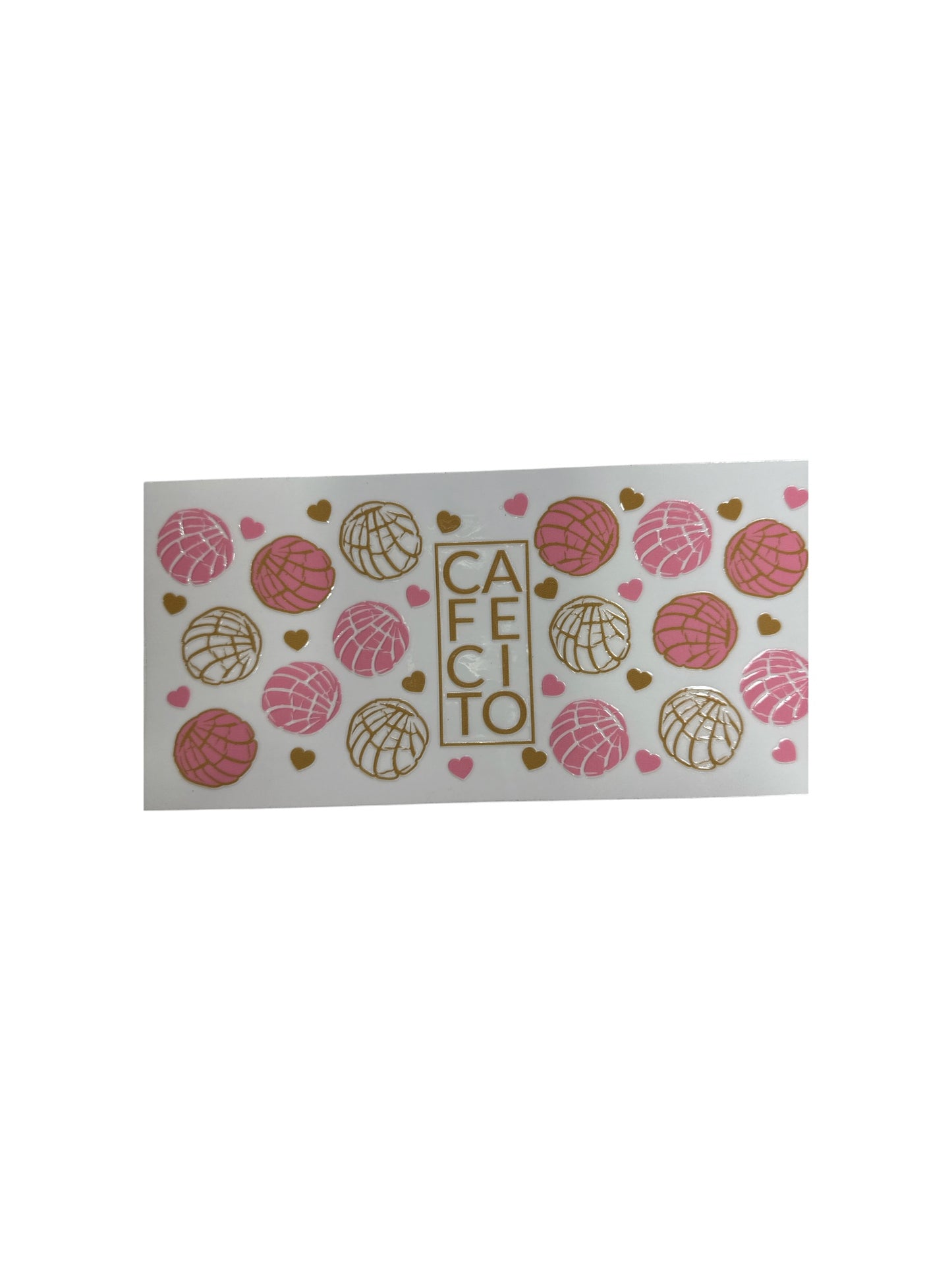 Cafecito #339 UV DTF Cup Wrap