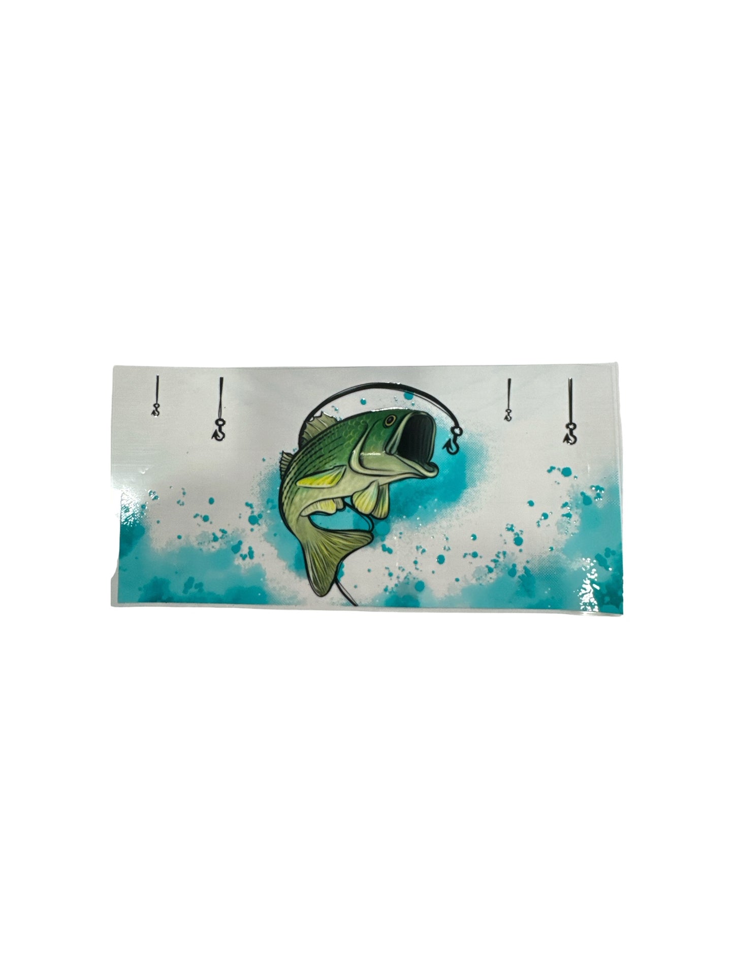 Fishing Cup Wrap 16oz UV DTF Cup Wrap #411