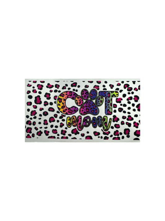 Cat Mom UV DTF 16oz Cup Wrap, #533