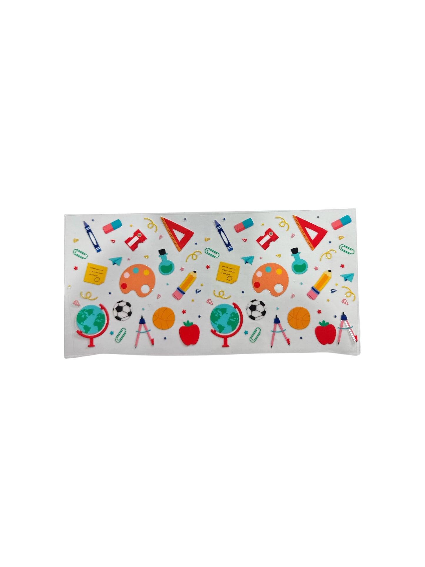 Back to School Items 16oz UV DTF Cup Wrap Transfer for Cups #535