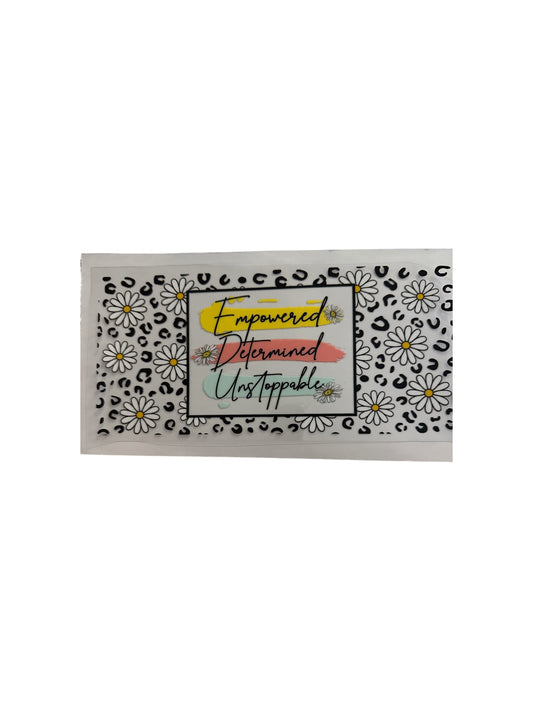 Empowered 16oz UV DTF Cup Wrap Transfer for Cups #454