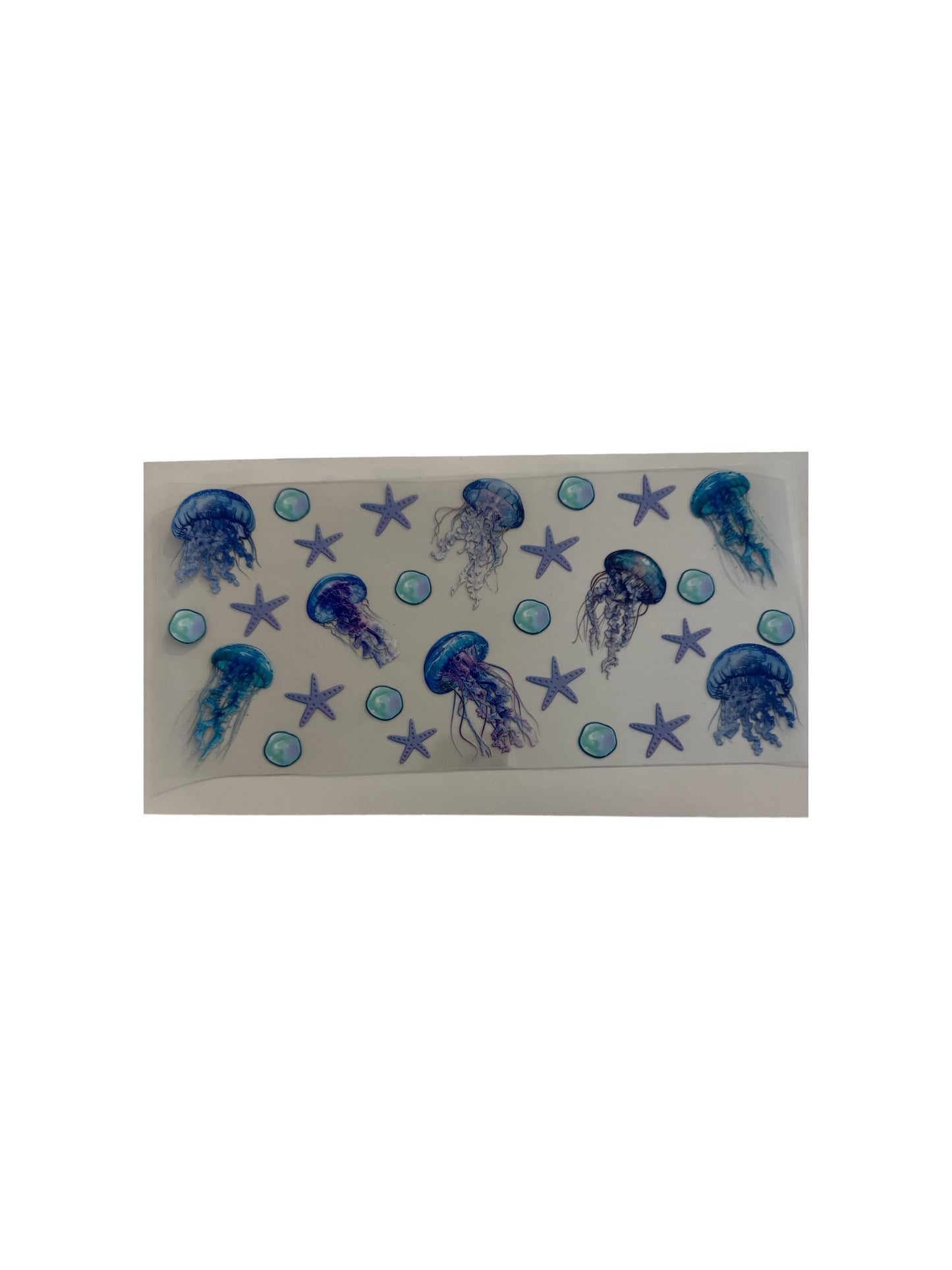 Jelly Fish UV DTF Cup Wrap #457