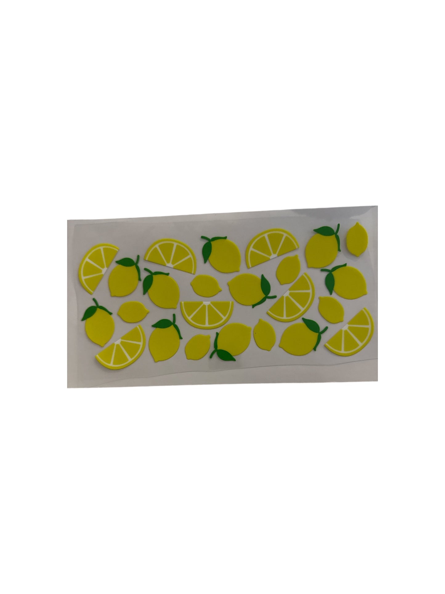 Lemons Lemons Lemons 16oz UV DTF Transfer for Cups #505