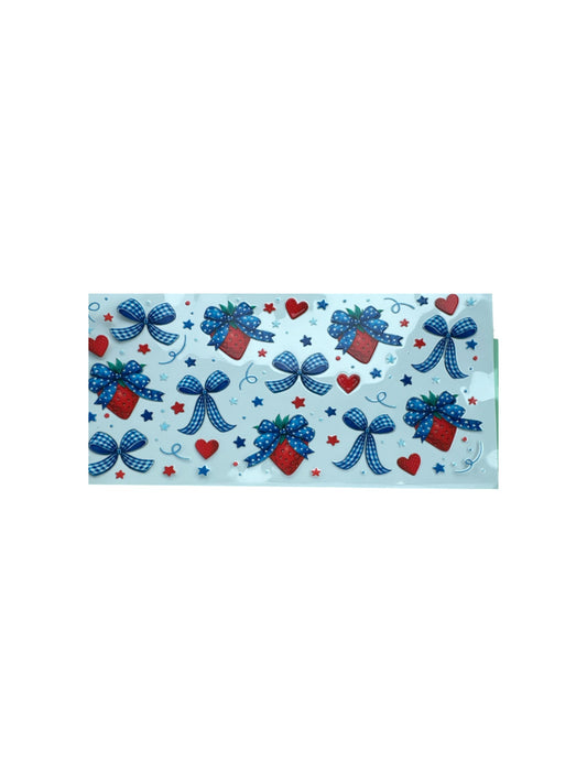 Berries and Bows 16oz UV DTF Transfer for Cups #443