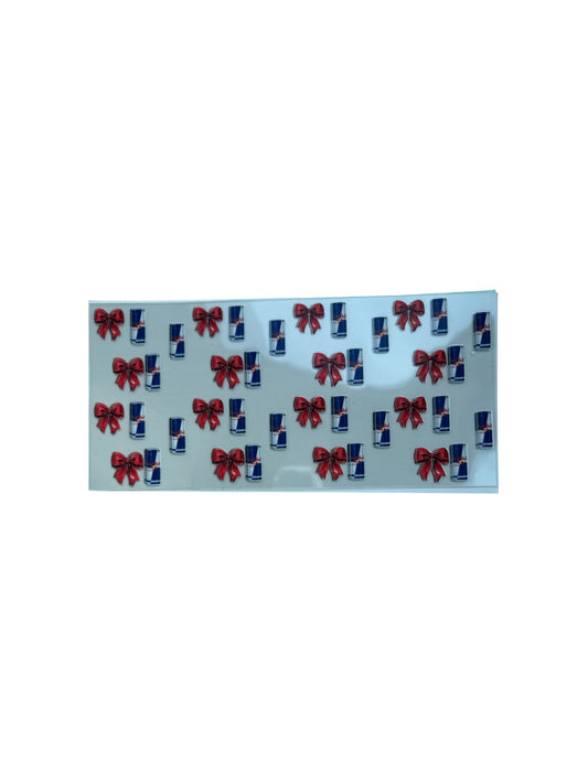 Energy drinks and bows 16oz UV DTF Transfer for Cups #436