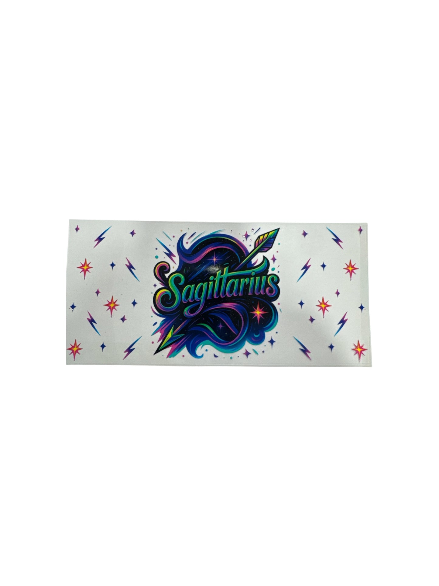 Sagittarius Zodiac Sign UV DTF 16oz Cup Wrap, #547 Tumbler Decal