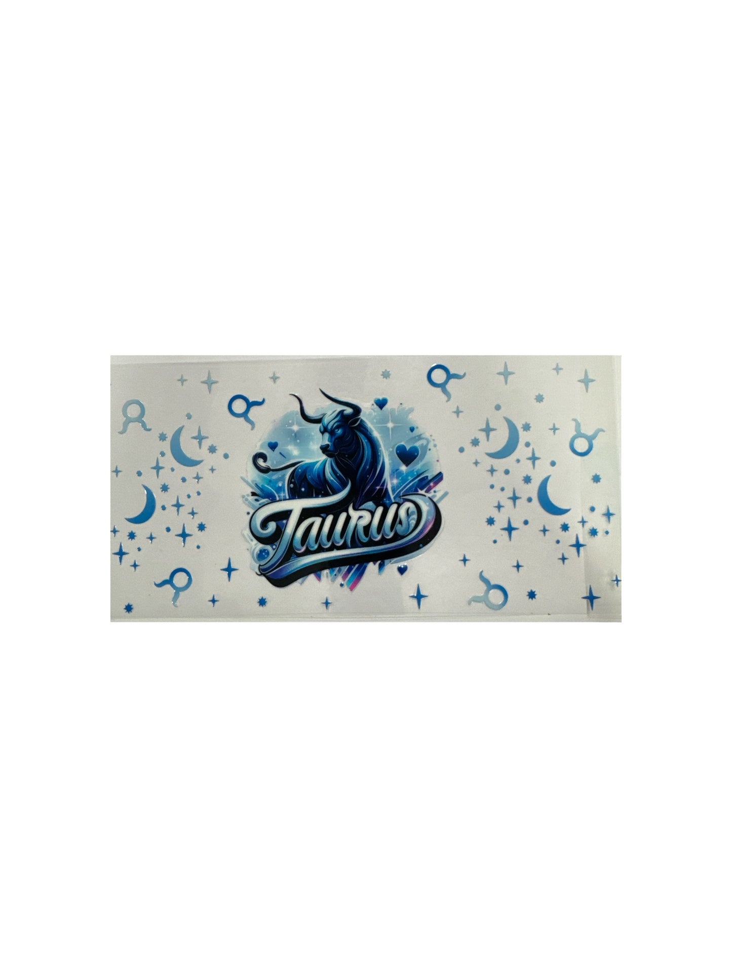 Taurus Zodiac Sign UV DTF 16oz Cup Wrap, #552 Tumbler Decal