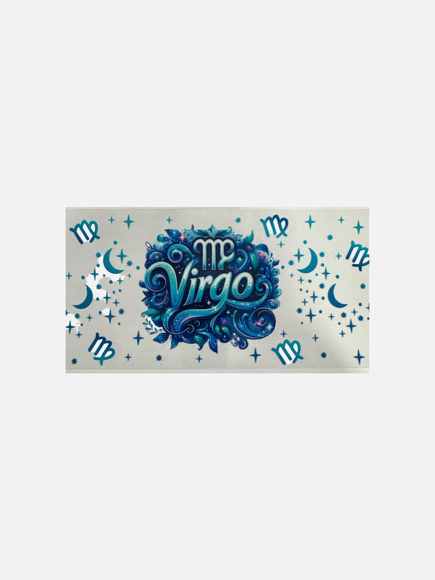 Virgo Zodiac Sign UV DTF 16oz Cup Wrap, #551 Tumbler Decal