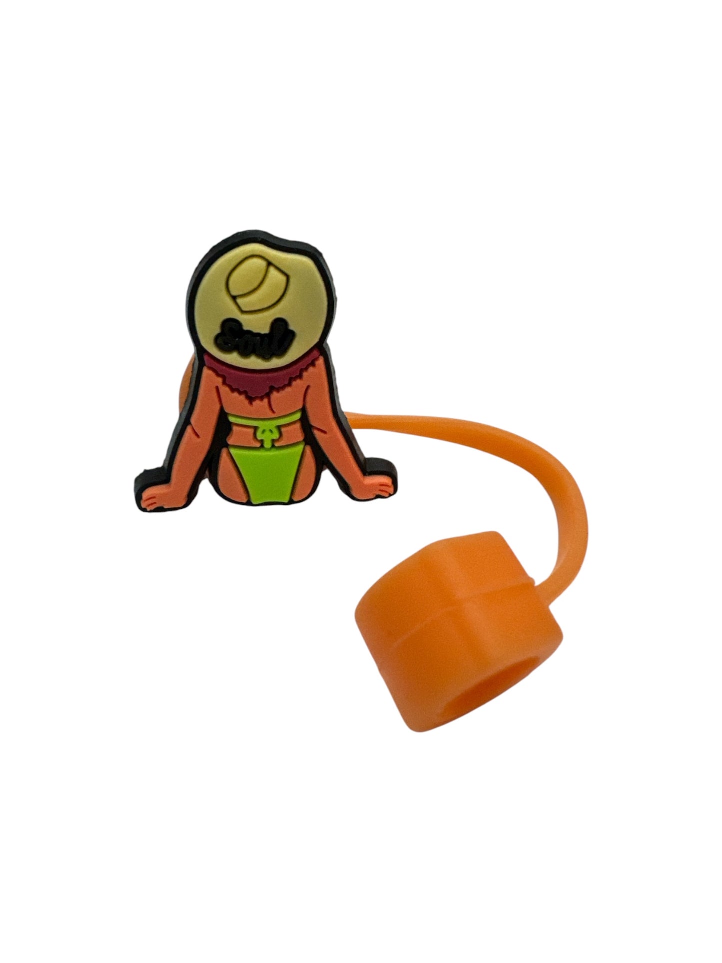 Bikini Babe Straw Topper – Cute Silicone Drink Accessory for Tumblers