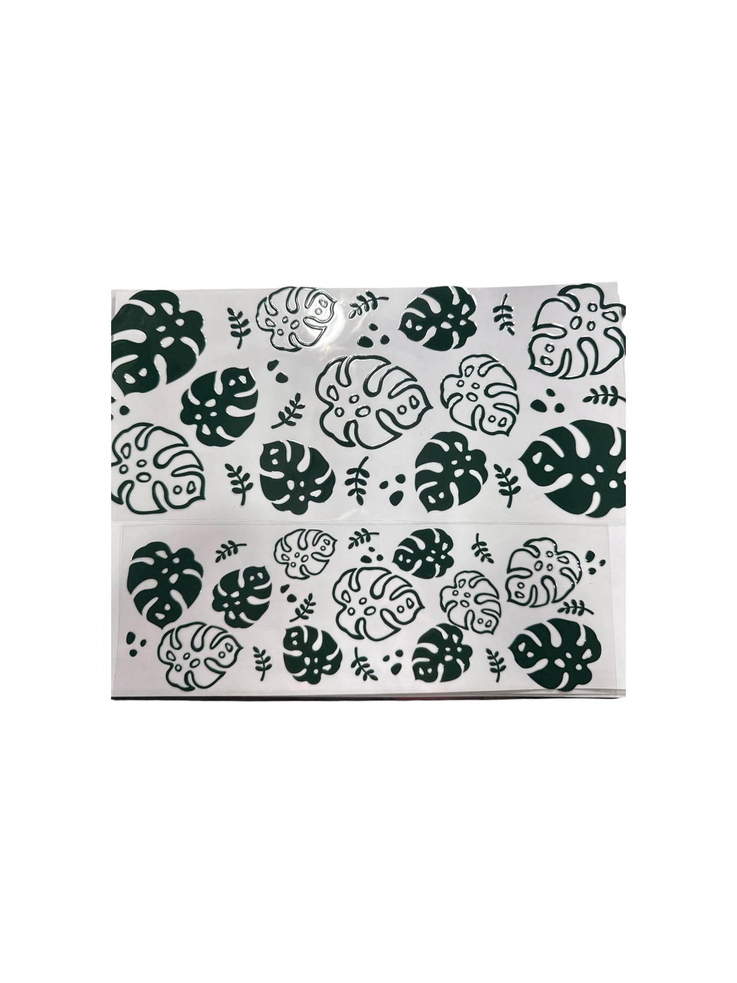 Green Leaf 40 oz UV DTF Transfer Wrap, #572 Decal