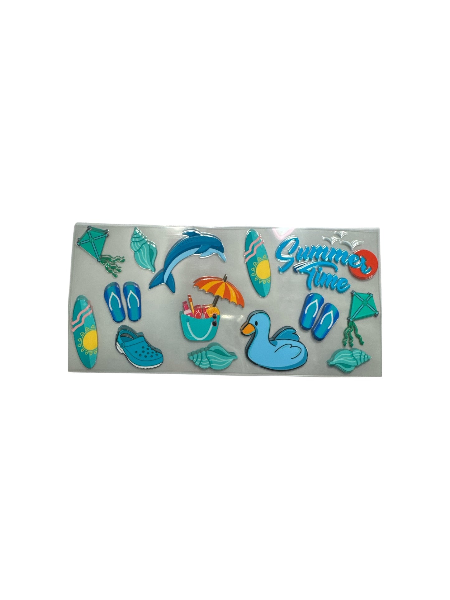 Summer Time Beach 16oz UV DTF Transfer #628