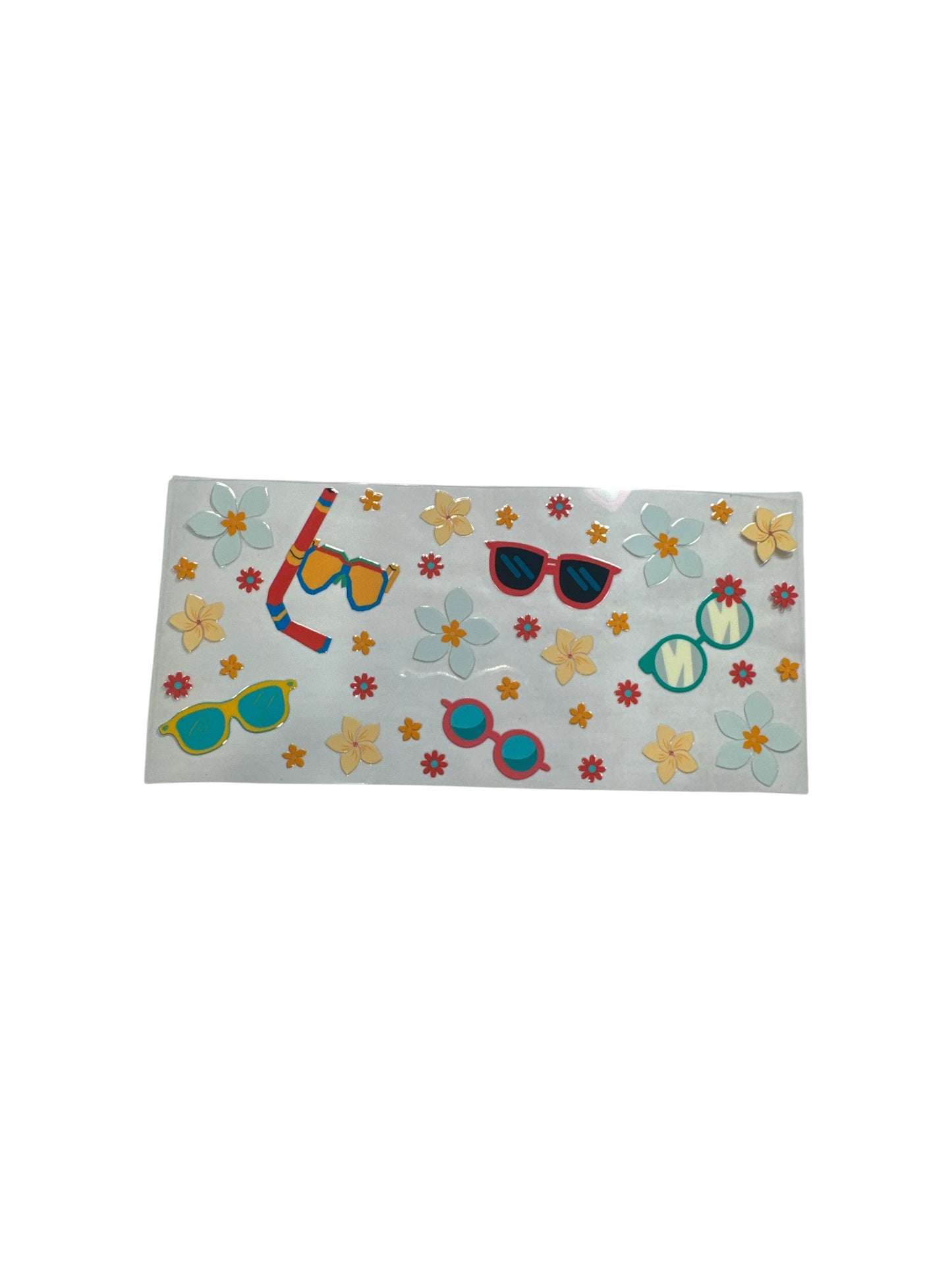 Sunglasses and Snorkel  UV DTF Transfer Wrap, #592