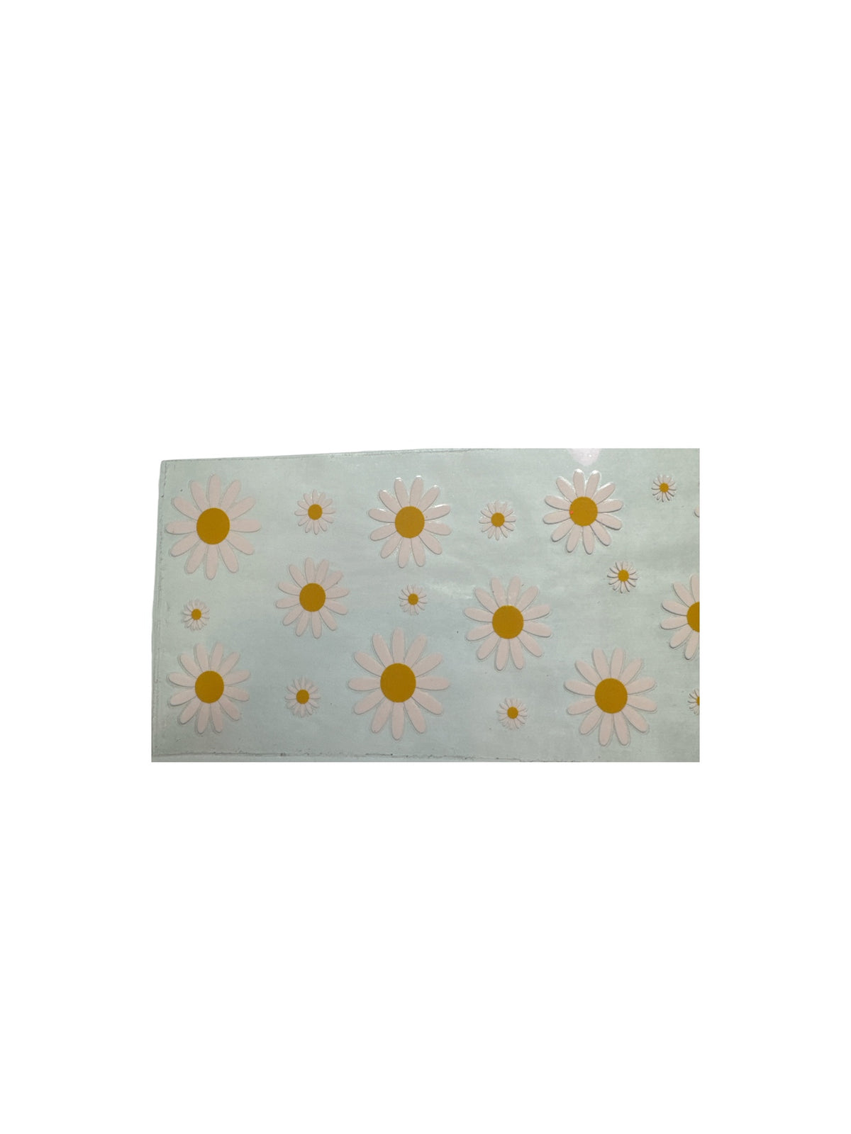 Daisy Pink Flowers 16oz UV DTF Cup Transfer #597