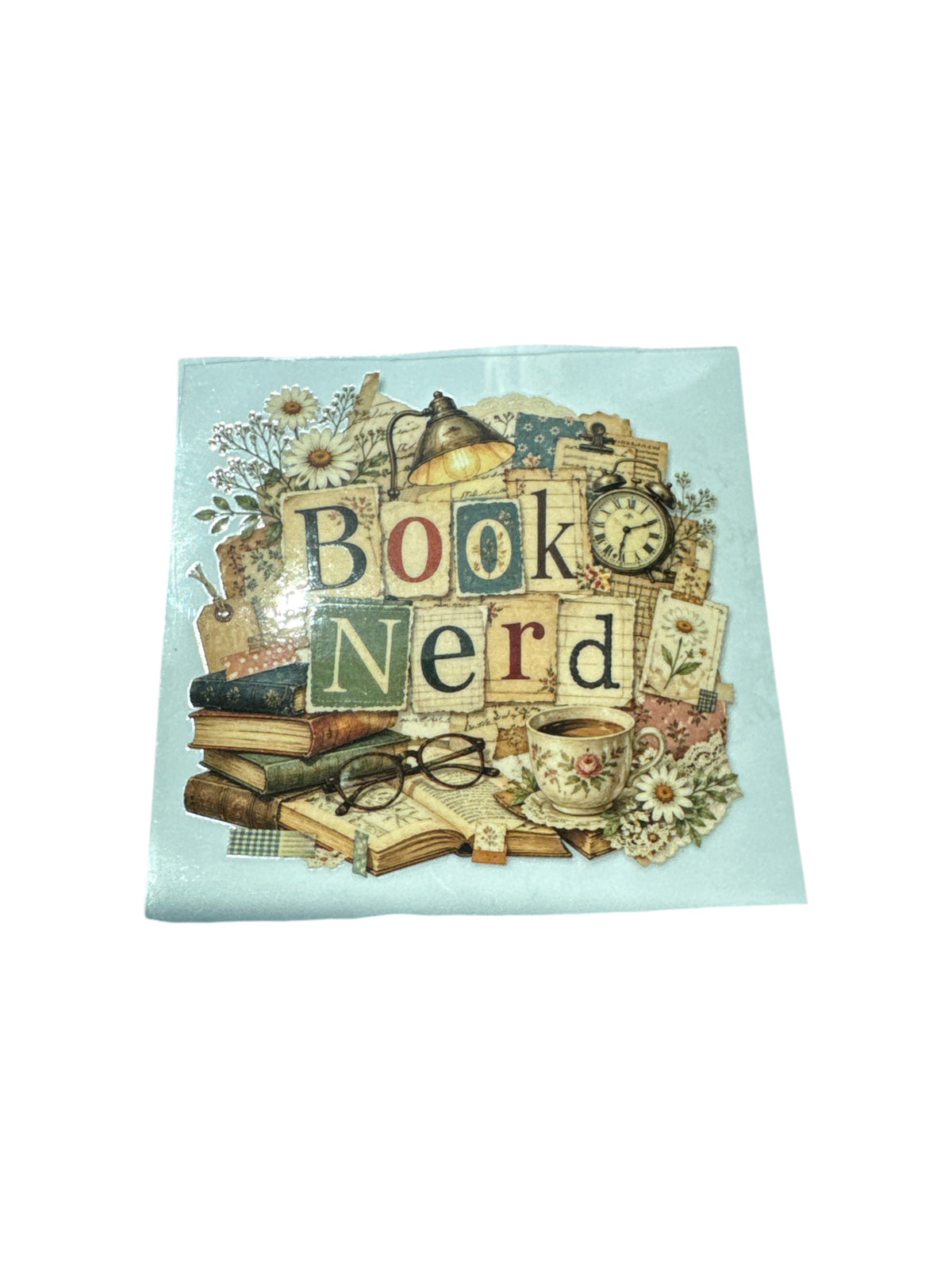 15oz UV DTF Transfer Book Nerd Wrap, #618