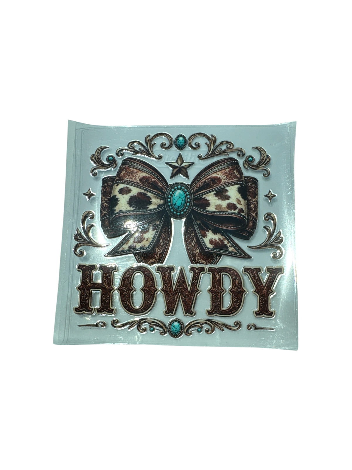 15oz UV DTF Transfer Howdy Wrap, #621