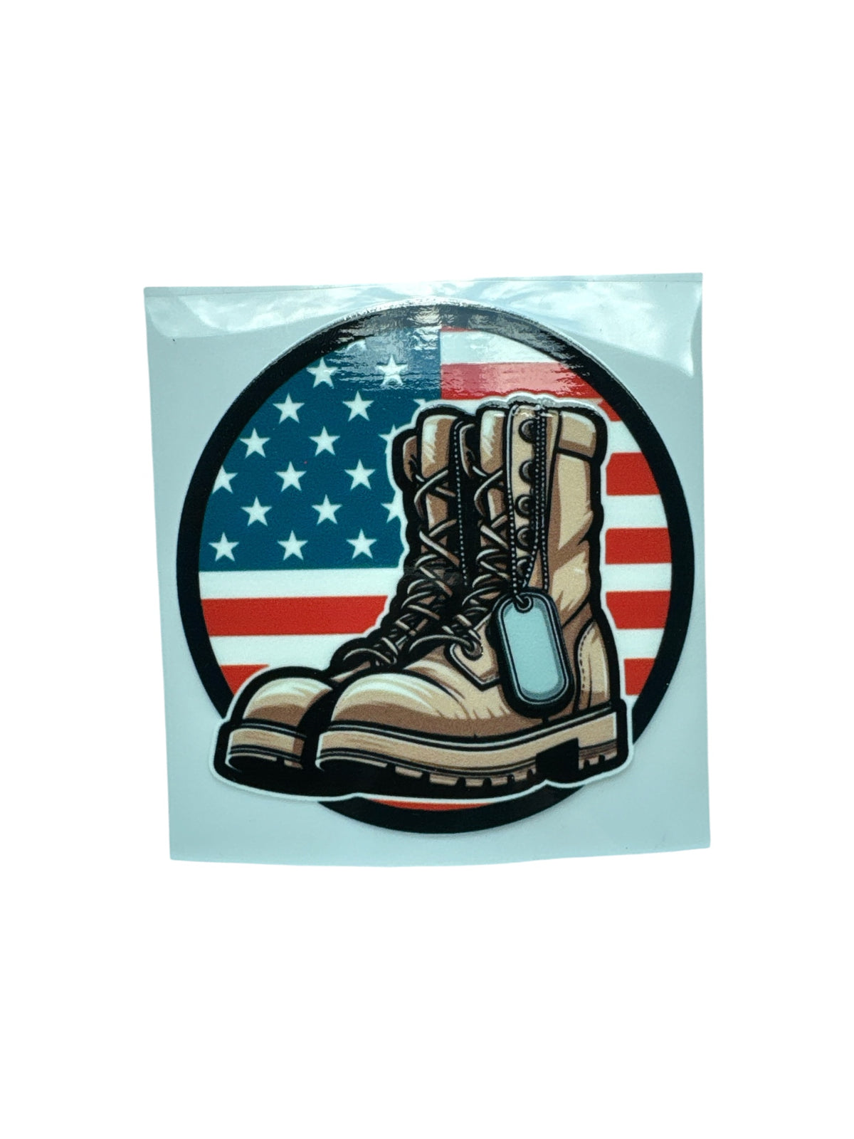 15oz UV DTF Transfer Armed Forces Boots Wrap, #625