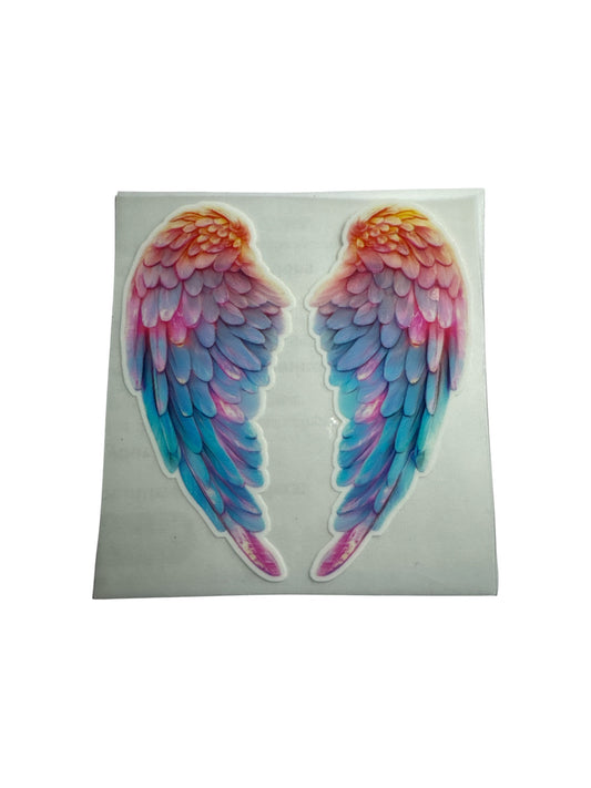 15oz GLOW IN THE DARK UV DTF Wings Transfer #624
