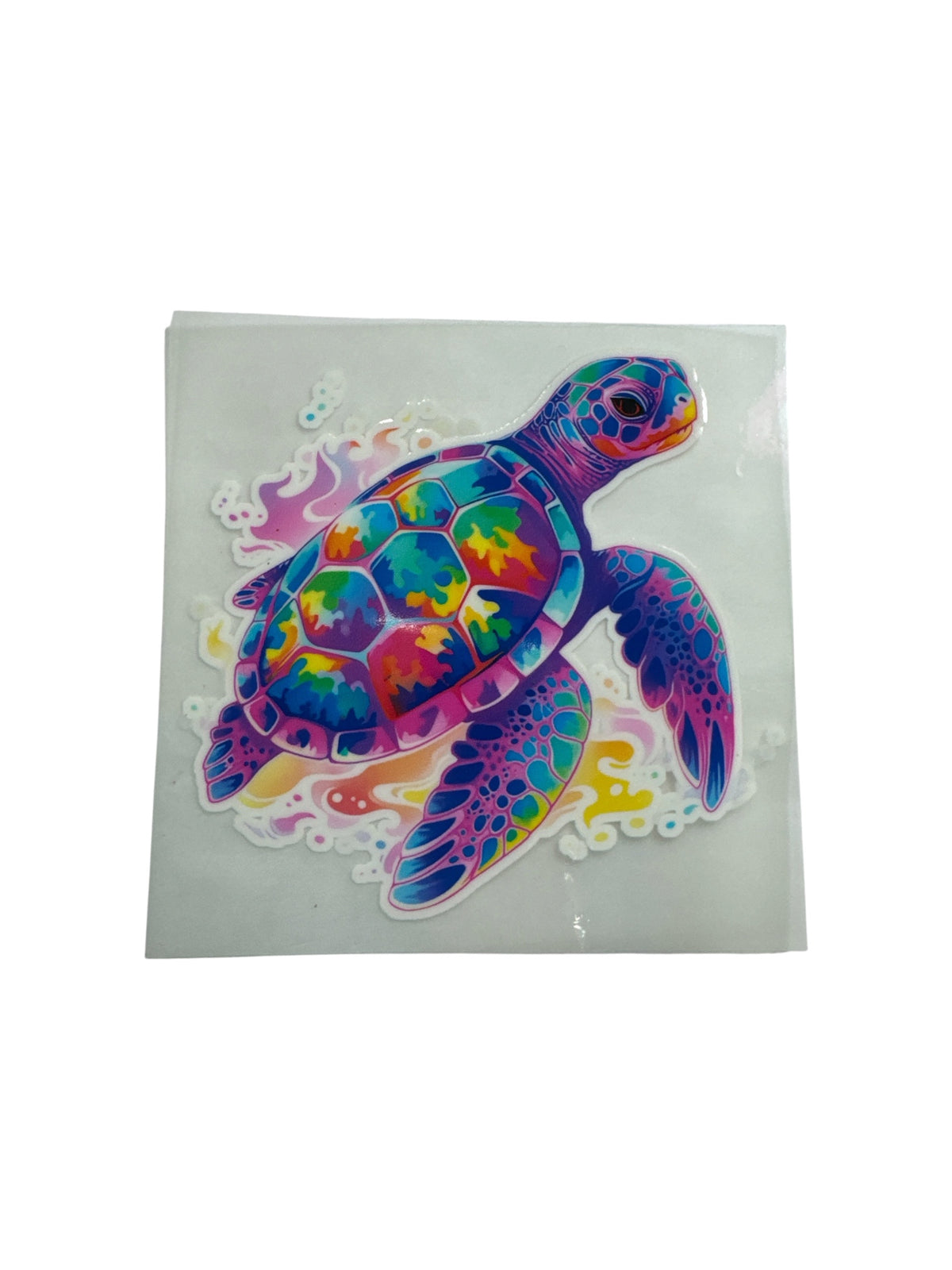 15oz GLOW IN THE DARK UV DTF Sea Turtle Transfer #638