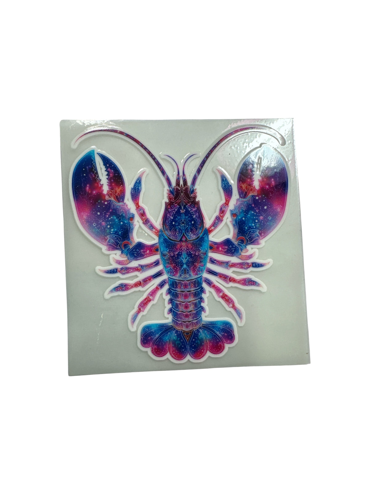 15oz GLOW IN THE DARK UV DTF Lobster Transfer #640