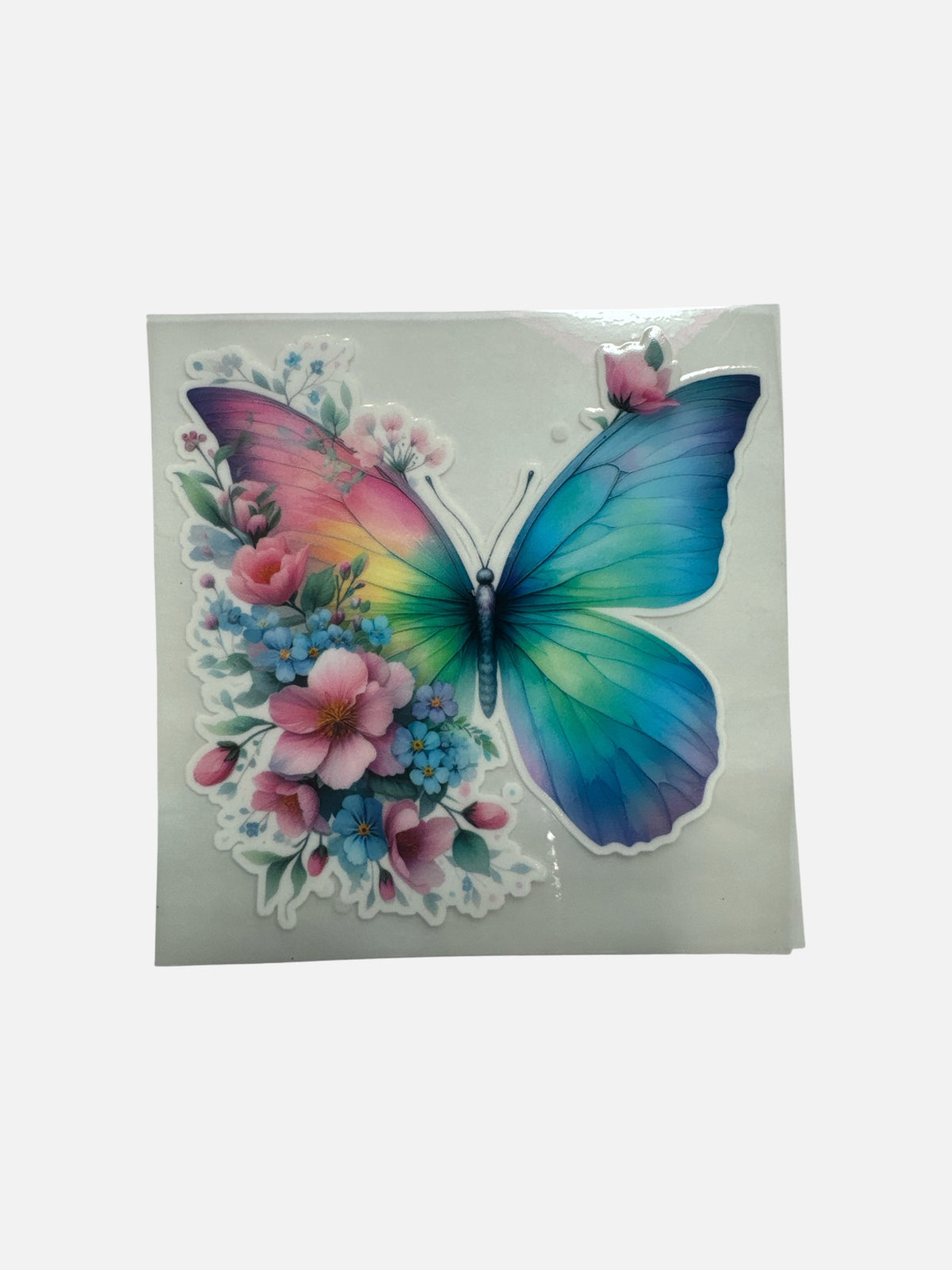 15oz GLOW IN THE DARK UV DTF Butterfly Transfer #656