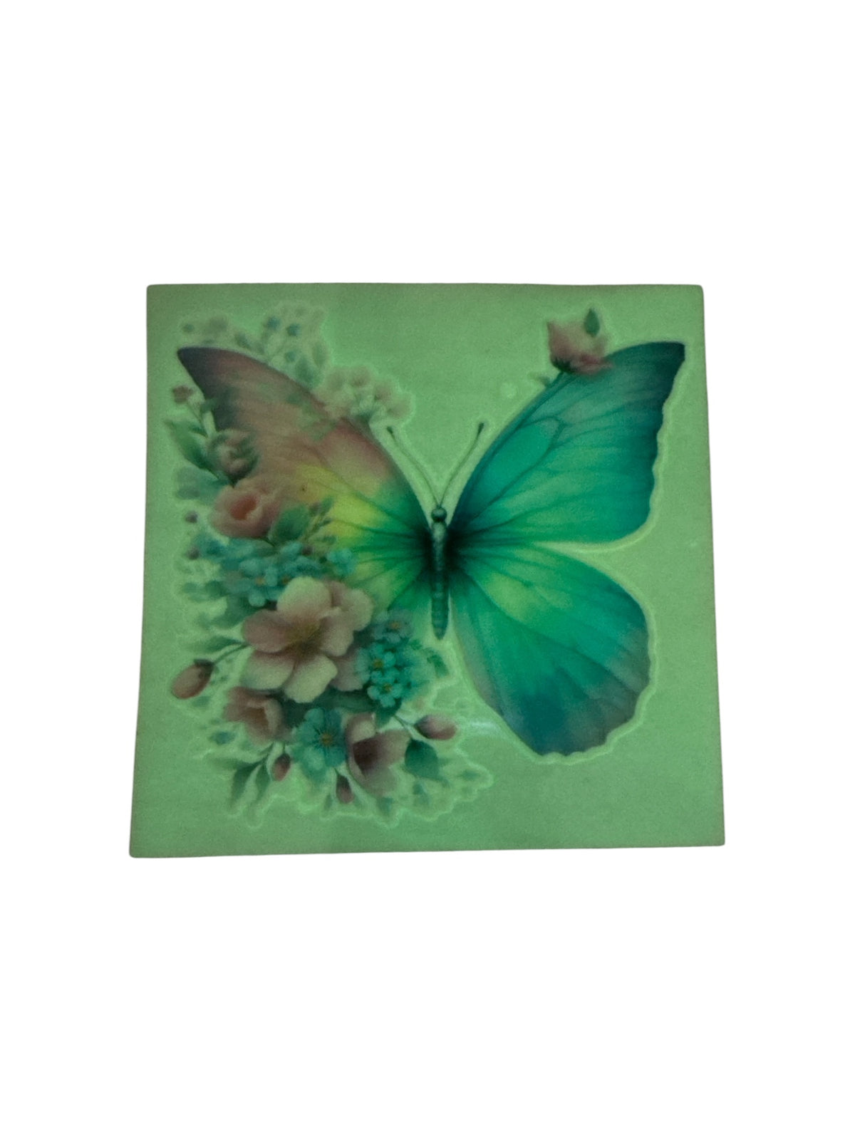 15oz GLOW IN THE DARK UV DTF Butterfly Transfer #656