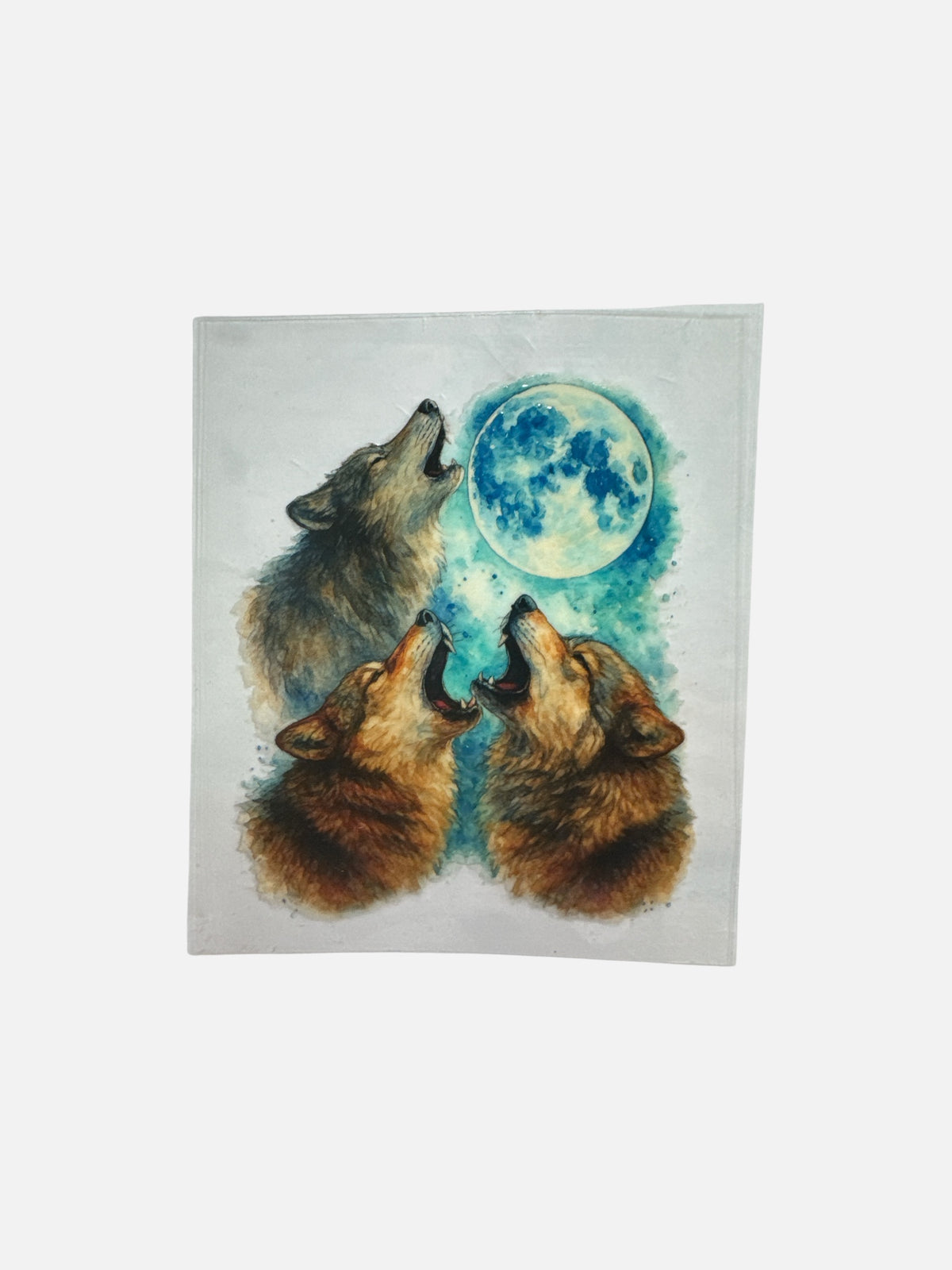 15oz UV DTF Transfer Wolves Howling at the Moon Wrap, #665