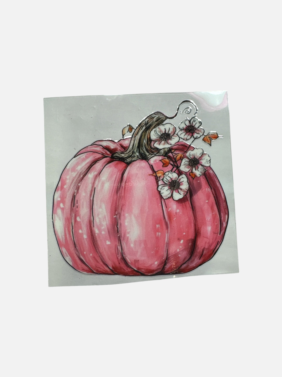 15oz UV DTF Transfer Pink Pumpkin Wrap, #648