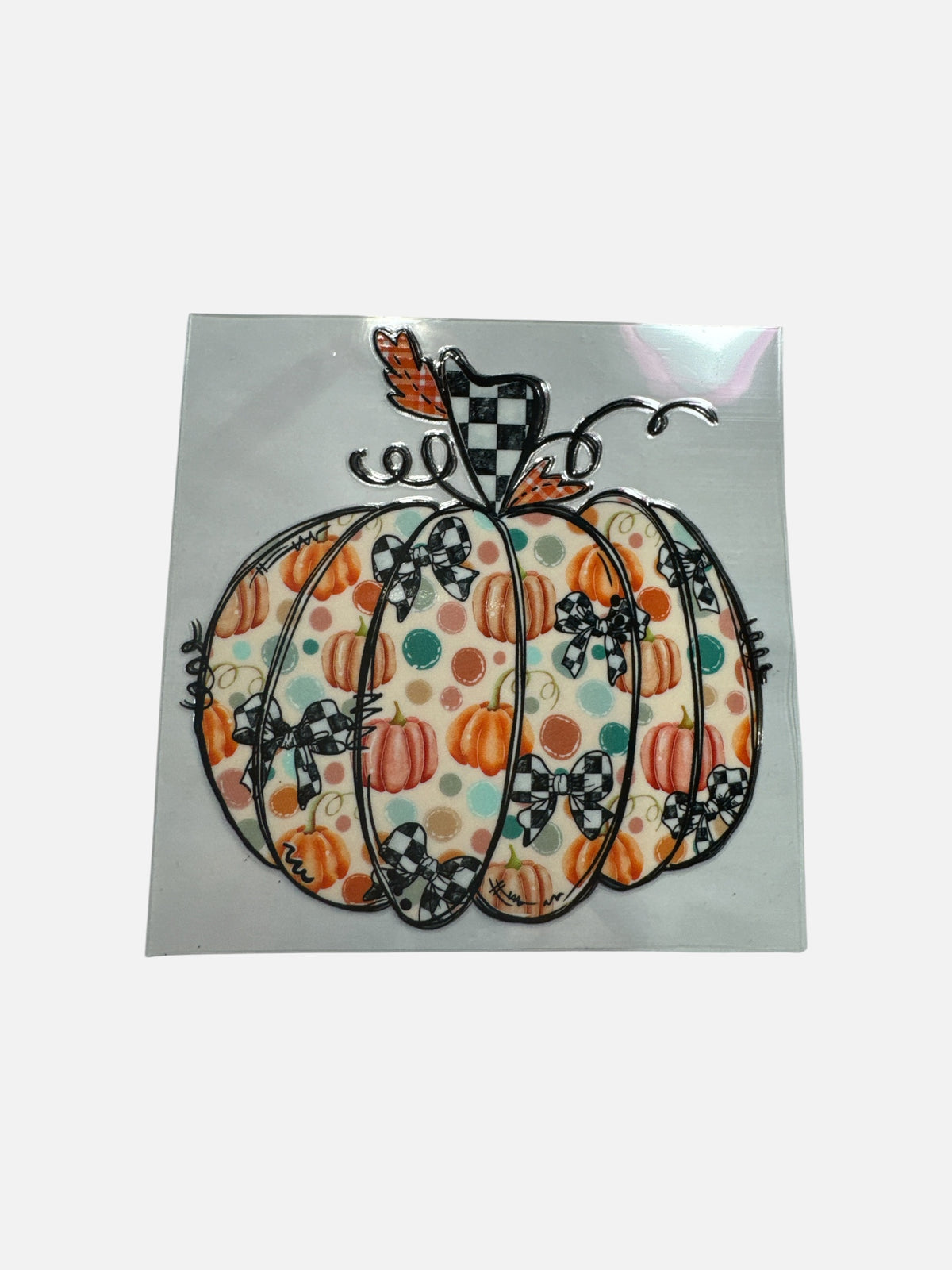15oz UV DTF Transfer Pumpkin Thanksgiving Wrap, #650