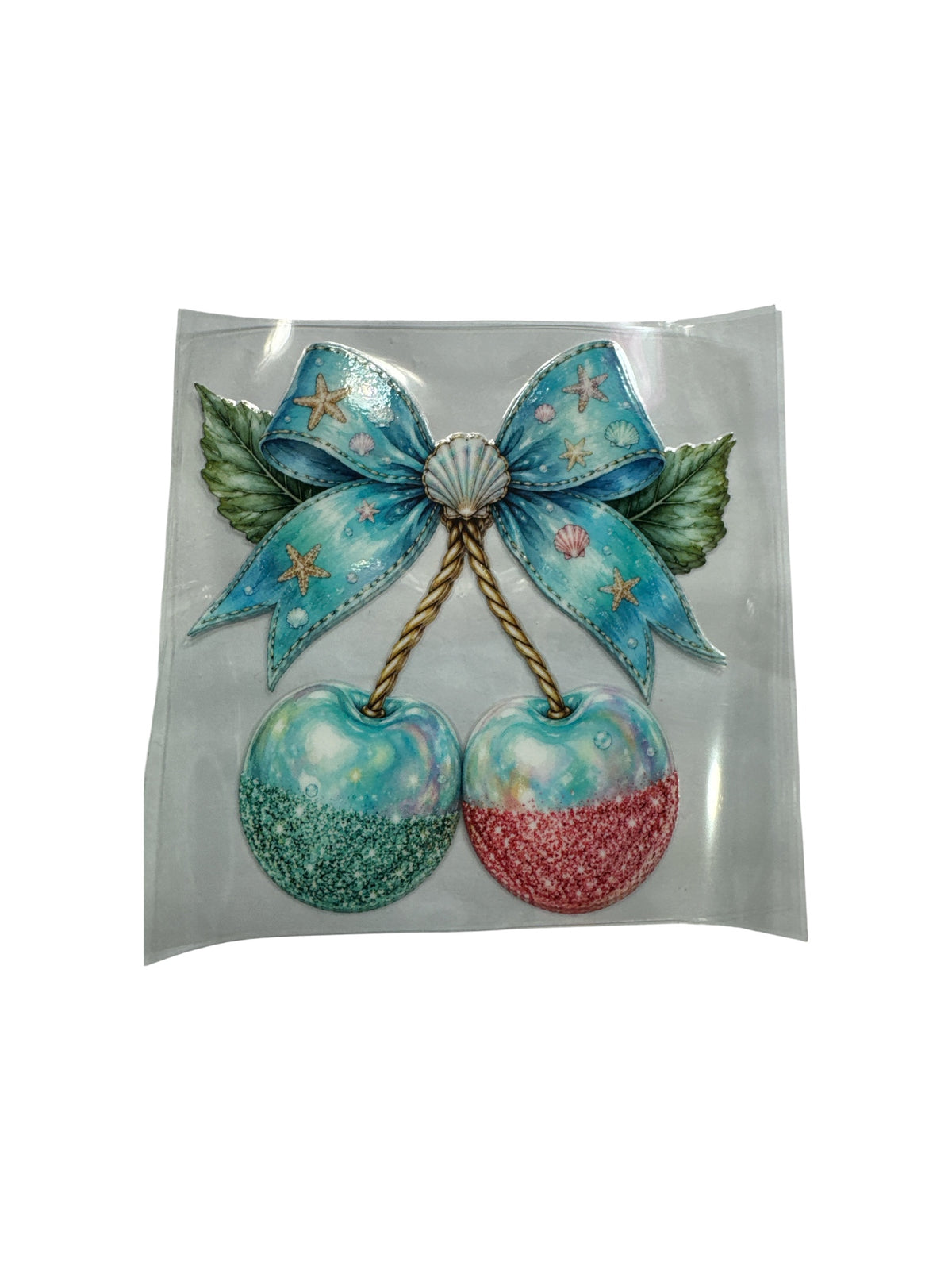 15oz UV DTF Transfer Seashell Cherries Wrap, #643