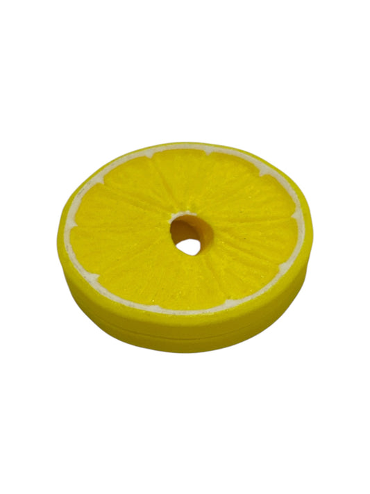 Lemon Slice/Slant 3D Straw Topper – Drink Accessory for Tumblers