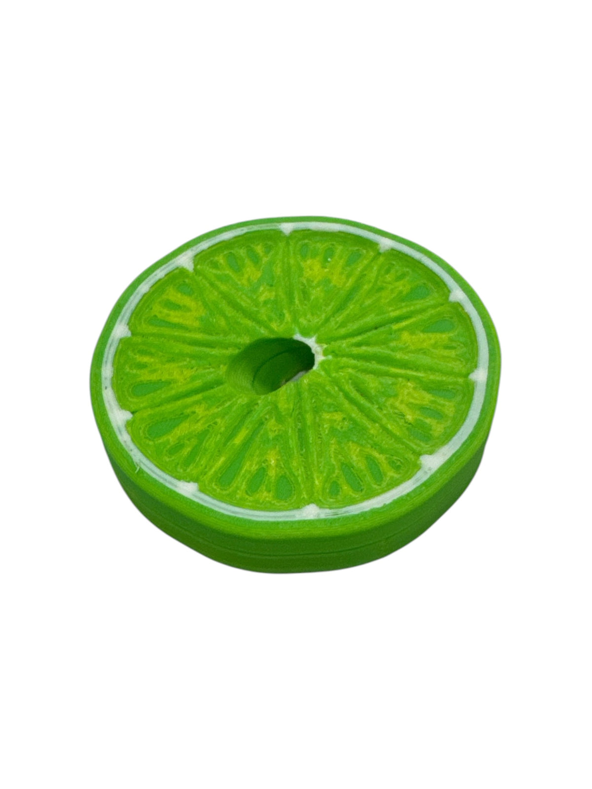 Lime Slice/Slant 3D Straw Topper – Drink Accessory for Tumblers