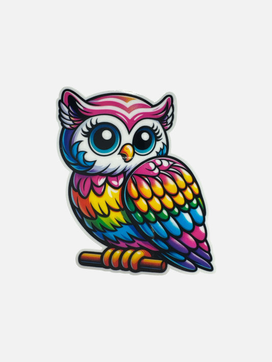 15oz GLOW IN THE DARK UV DTF Owl Transfer #673