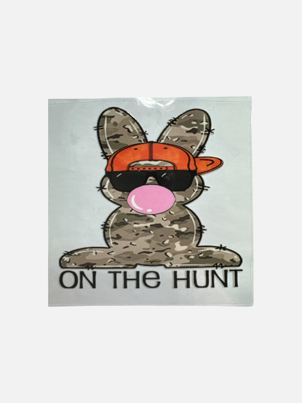 15oz UV DTF Transfer Bunny on the Hunt Wrap, #674