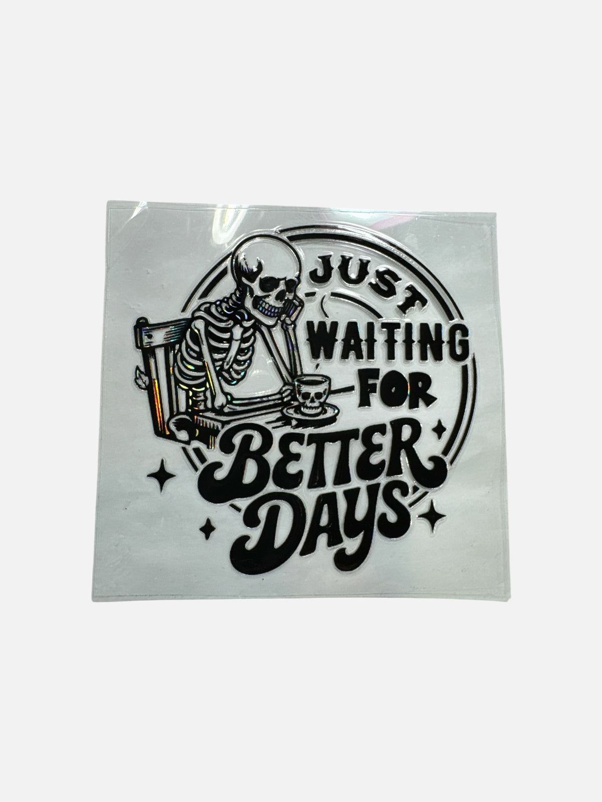 15oz UV DTF Transfer Coffee Skeleton Wrap, #644