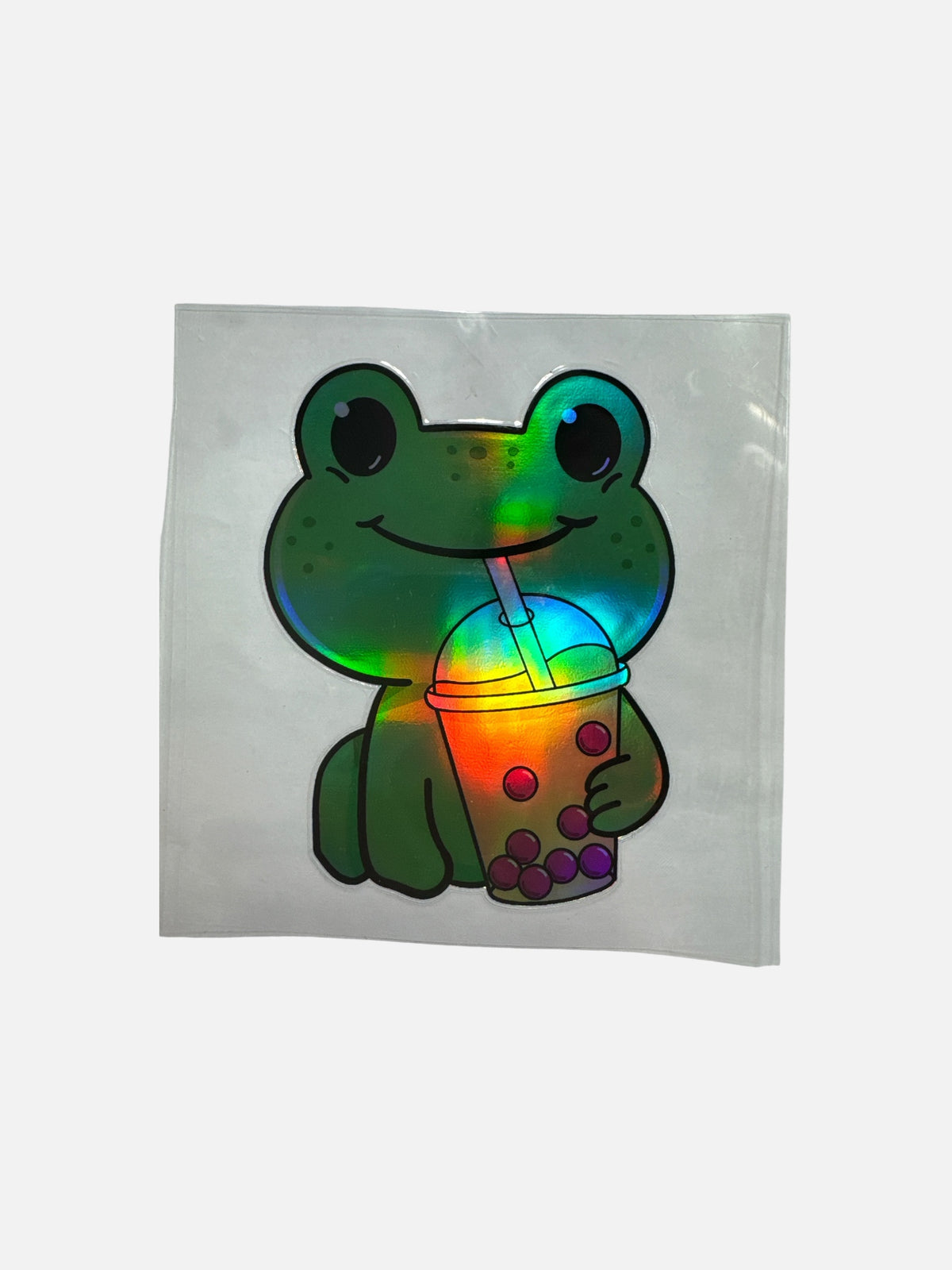 15oz UV DTF Transfer Frog Holographic Wrap, #671