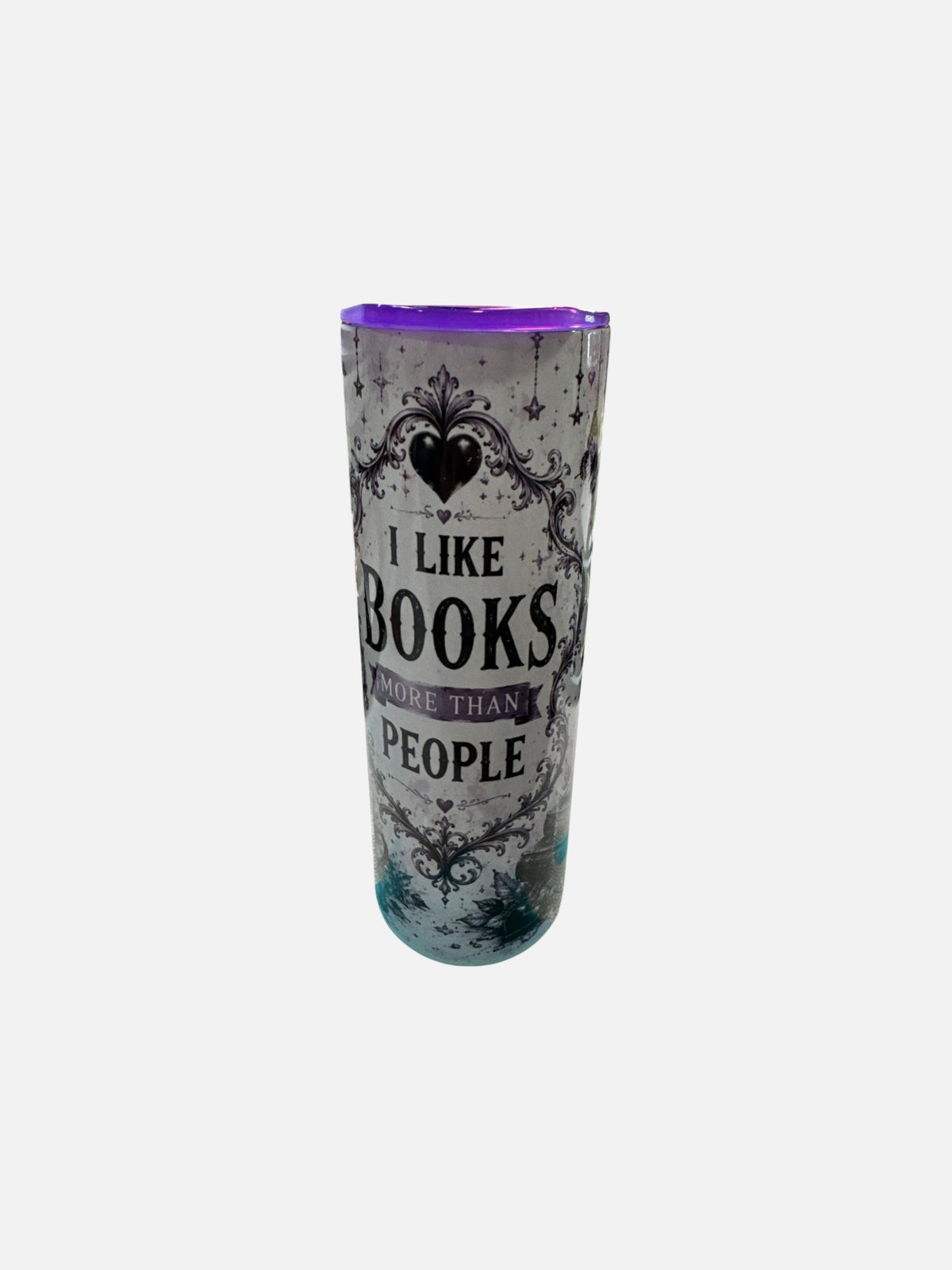 Books more than People 20oz Tumbler - Sublimated Cup, School Gift