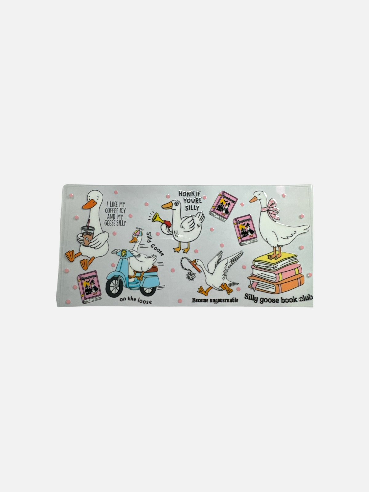 Silly Goose Wrap 16oz UV DTF Cup Wrap #680