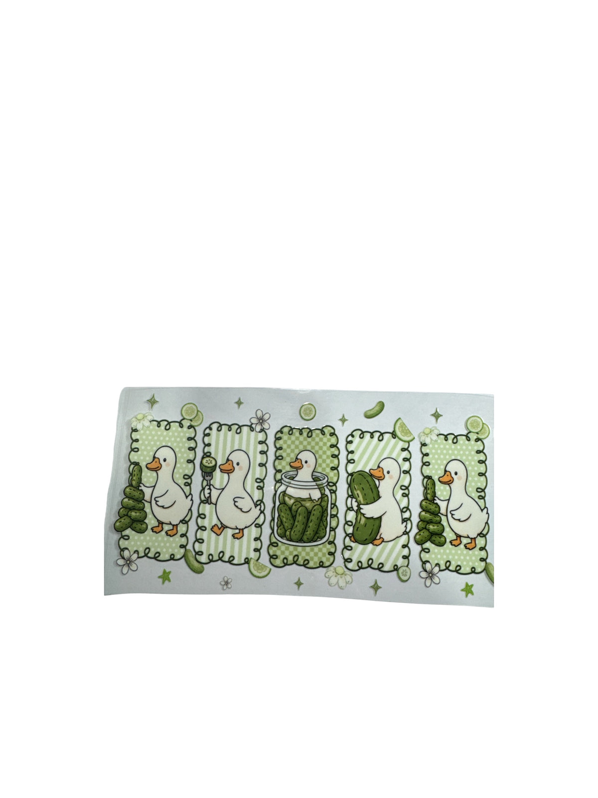 Pickles and Ducks UV DTF Decal #697