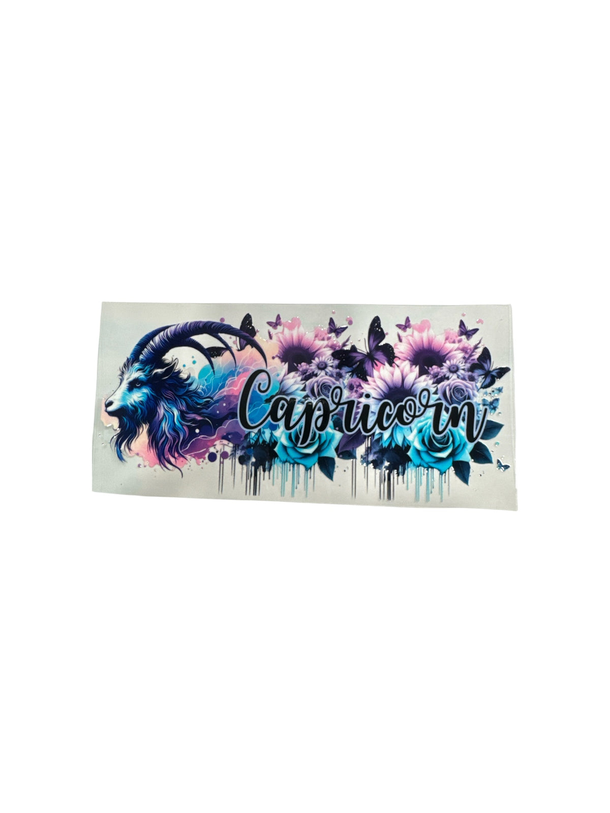 Choose A Zodiac FLORAL UVDTF Decals| Aquarius| Aries| Cancer| Capricorn| Gemini| Leo| Libra| Pisces| Sagittarius| Scorpio| Taurus| Virgo