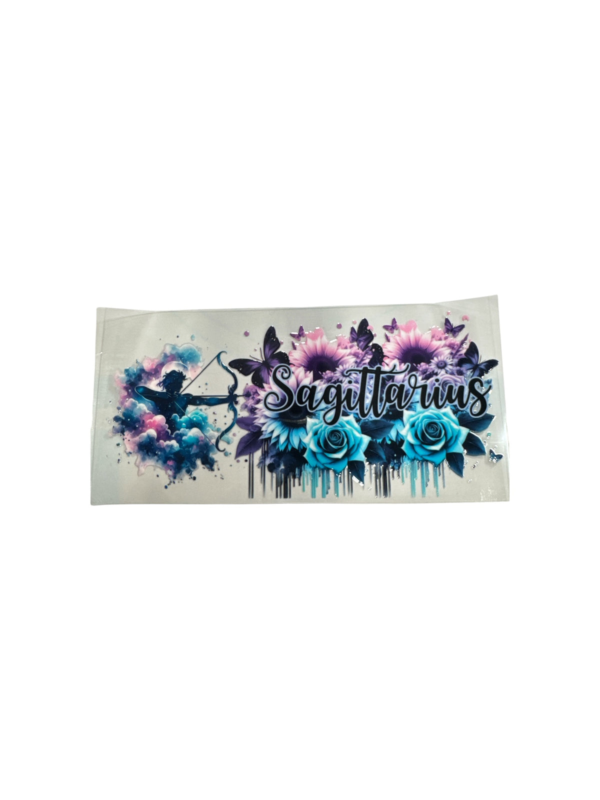 Choose A Zodiac FLORAL UVDTF Decals| Aquarius| Aries| Cancer| Capricorn| Gemini| Leo| Libra| Pisces| Sagittarius| Scorpio| Taurus| Virgo