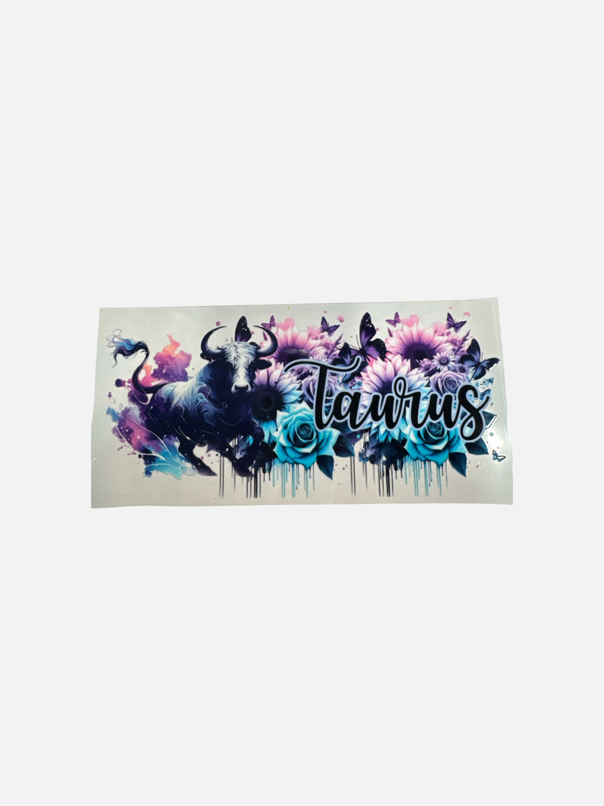 Choose A Zodiac FLORAL UVDTF Decals| Aquarius| Aries| Cancer| Capricorn| Gemini| Leo| Libra| Pisces| Sagittarius| Scorpio| Taurus| Virgo