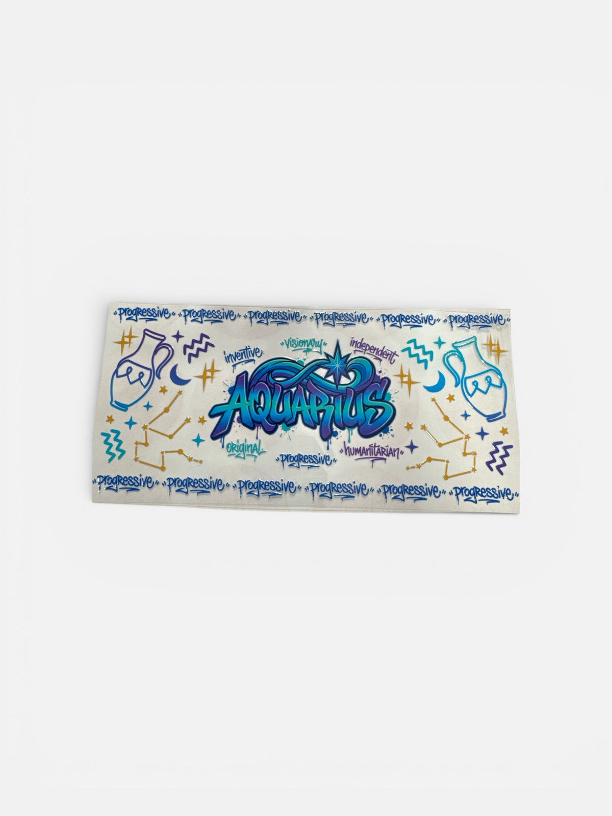 Choose A Zodiac UVDTF Decals| Aquarius| Aries| Cancer| Capricorn| Gemini| Leo| Libra| Pisces| Sagittarius| Scorpio| Taurus| Virgo